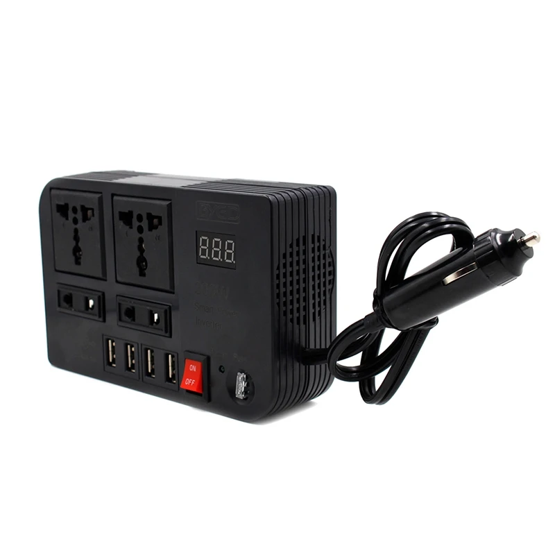 300W Car Inverter Inversor DC 12V to AC 220V Car Lighter Power Adapter Converter Splitter 4 USB Charger Fast Charging
300W Car Inverter Inversor DC 12V to AC 220V Car Lighter Power Adapter Converter Splitter 4 USB Charger Fast Charging