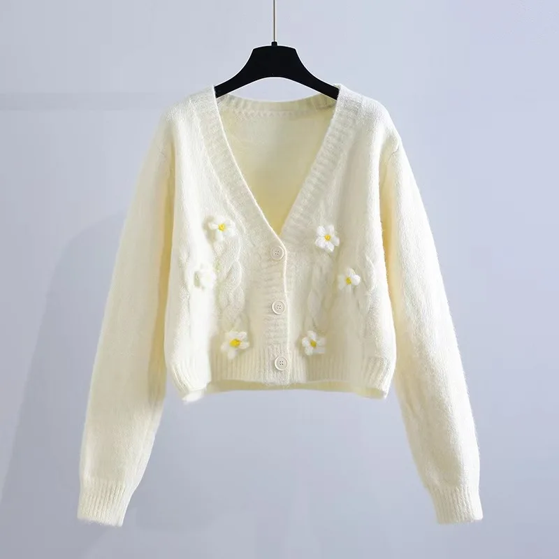 Cable-Knit Sweater Coat for Women 2022 Spring and Autumn New Korean Style Loose Outer Wear Small-Sized Knitted Cardigan
Cable-Knit Sweater Coat for Women 2022 Spring and Autumn New Korean Style Loose Outer Wear Small-Sized Knitted Cardigan