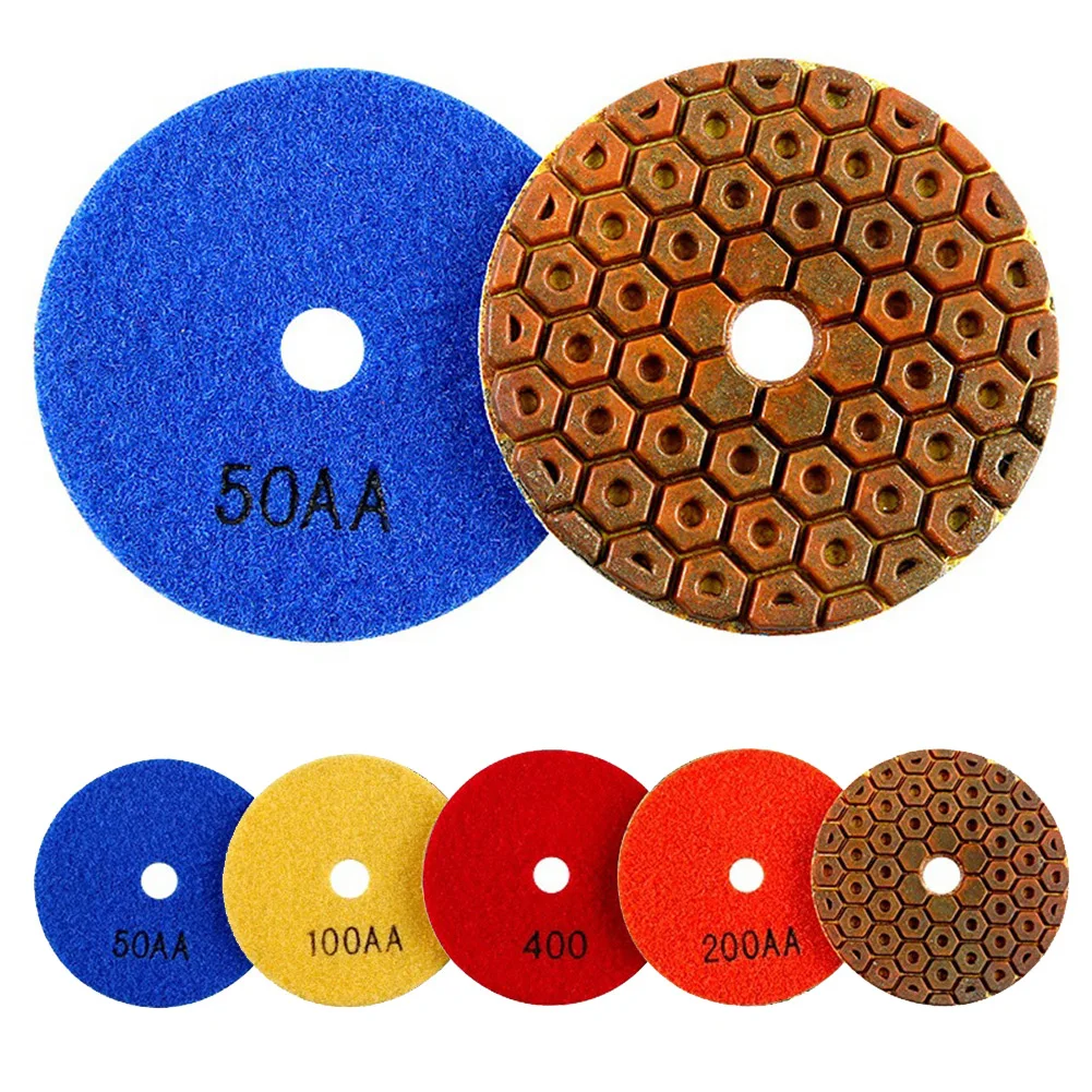 4 Inch Super Diamond Polishing Pads Copper Metal Bond Wet Polishing Pad For Concrete Granite Marble Stone Grinding Disc
4 Inch Super Diamond Polishing Pads Copper Metal Bond Wet Polishing Pad For Concrete Granite Marble Stone Grinding Disc