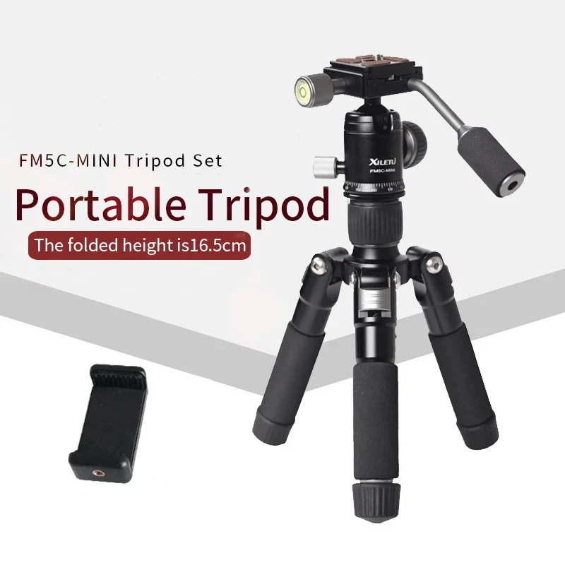 Portable Tripod Lightweight Travel Stand Desktop Video Mini Tripod with 360Degree Ball Head Tripod for Phone Tripod for Camera
Portable Tripod Lightweight Travel Stand Desktop Video Mini Tripod with 360Degree Ball Head Tripod for Phone Tripod for Camera