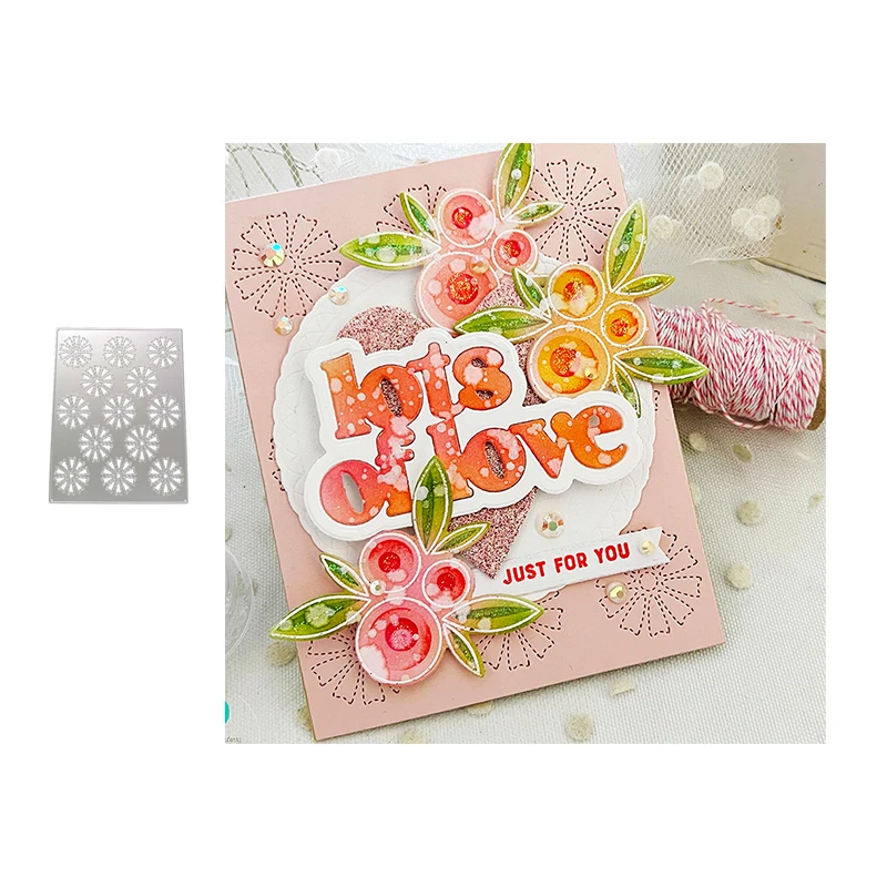 Rectangle Dotted Flower Background Metal Cutting Dies Craft for Scrapbooking DIY Knife Mould Blade Punch Stencils Dies Cut Model
Rectangle Dotted Flower Background Metal Cutting Dies Craft for Scrapbooking DIY Knife Mould Blade Punch Stencils Dies Cut Model