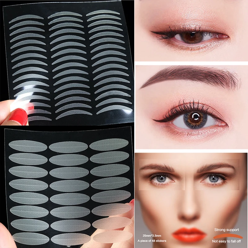 48pcs/bag Invisible Eyelid Sticker Lace Eye Lift Strips Double Eyelid Tape Adhesive Stickers Eye Tape Tools Lash Tape Makeup
48pcs/bag Invisible Eyelid Sticker Lace Eye Lift Strips Double Eyelid Tape Adhesive Stickers Eye Tape Tools Lash Tape Makeup