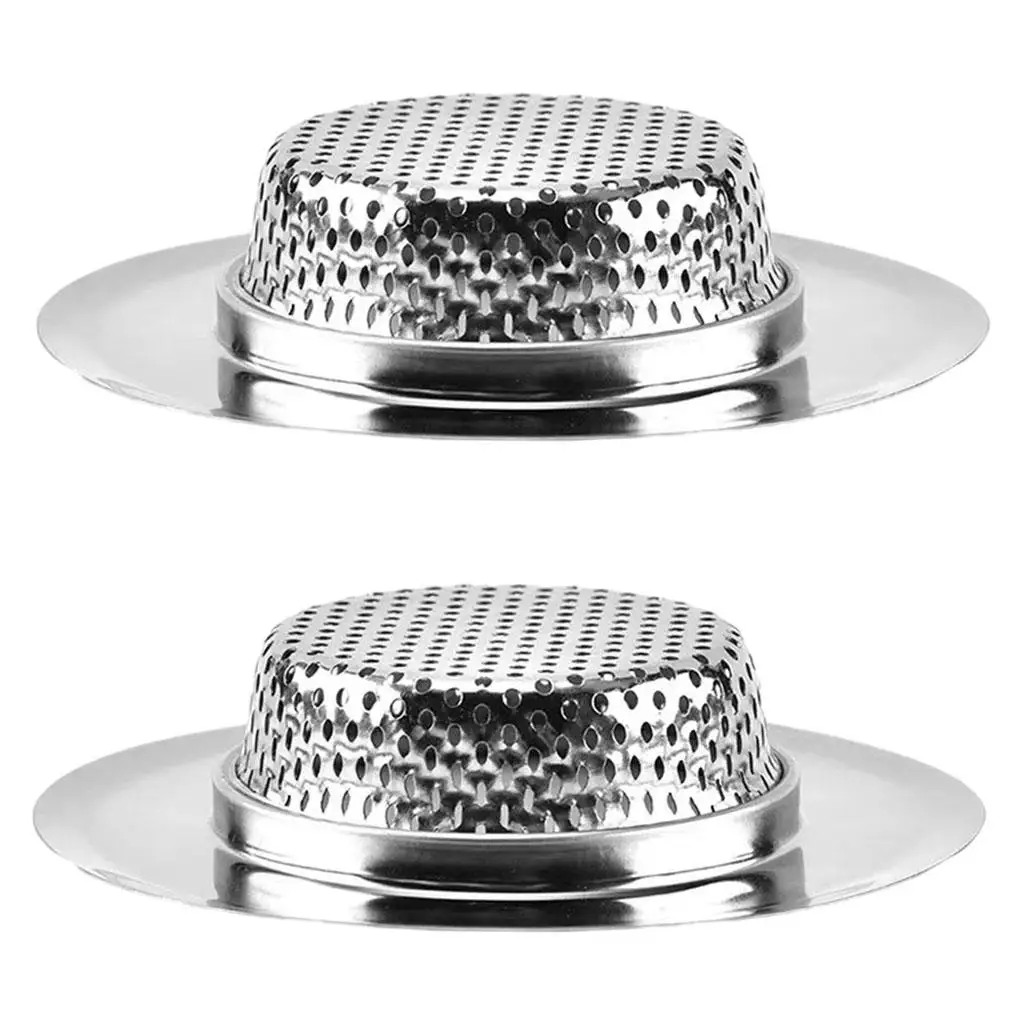 Kitchen Sinks Stainless Steel Strainer Drain Filter Waste Trap Metal Sink Drain Strainer Bath Hair Catcher Food Slag Cleaner
Kitchen Sinks Stainless Steel Strainer Drain Filter Waste Trap Metal Sink Drain Strainer Bath Hair Catcher Food Slag Cleaner