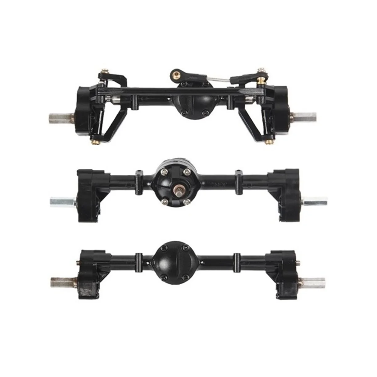 3Pcs Front Middle Rear Portal Axle Set for WPL B16 B36 6X6 6WD 1/16 RC Car Upgrade Parts
3Pcs Front Middle Rear Portal Axle Set for WPL B16 B36 6X6 6WD 1/16 RC Car Upgrade Parts