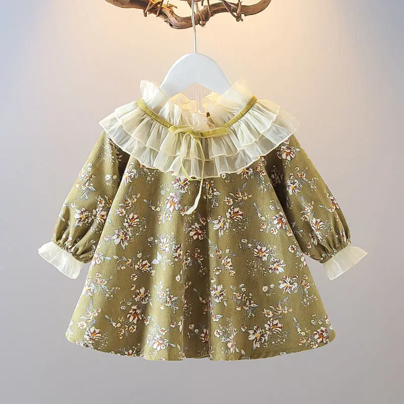 2022 Spring Light Luxury New Girls Dress Fashion Children Baby Long Sleeves Comfortable Retro Floral Princess Dress Boutique
2022 Spring Light Luxury New Girls Dress Fashion Children Baby Long Sleeves Comfortable Retro Floral Princess Dress Boutique
