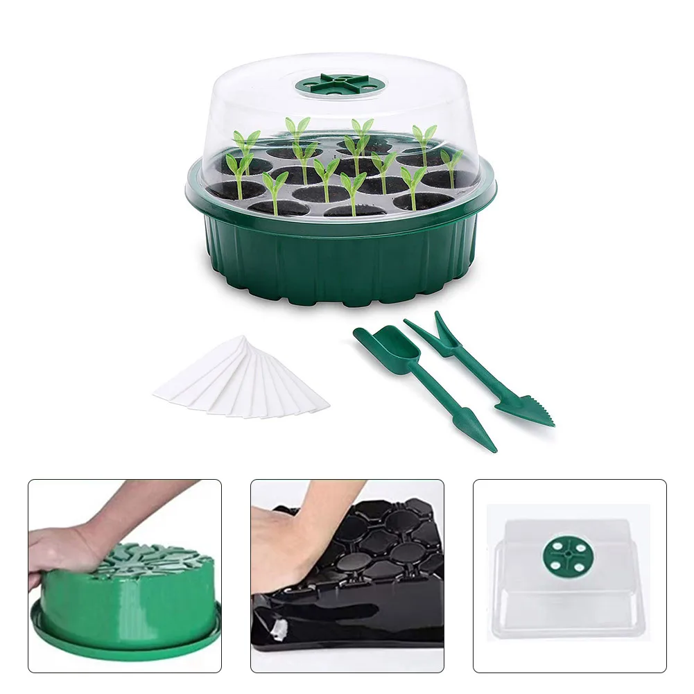 13 Holes Seedling Trays Seed Hydroponic Tray Plant Flower Grow Box Propagation Container For Gardening Grow Germination Boxes
13 Holes Seedling Trays Seed Hydroponic Tray Plant Flower Grow Box Propagation Container For Gardening Grow Germination Boxes