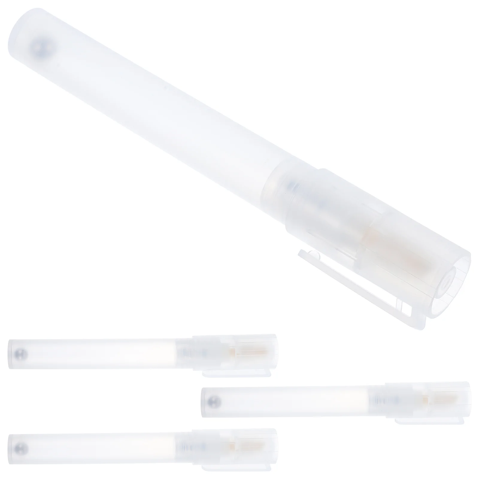 4 Pcs Refillable Pen Empty Painting Holder Marker Pens Markers White Shell Student Fine Tip
4 Pcs Refillable Pen Empty Painting Holder Marker Pens Markers White Shell Student Fine Tip