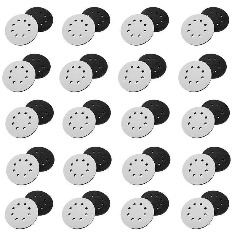 40PCS 5 Inch(125Mm) 8-Hole Soft Sponge Interface Pad For Sanding Pads And Hook And Loop Sanding Discs
40PCS 5 Inch(125Mm) 8-Hole Soft Sponge Interface Pad For Sanding Pads And Hook And Loop Sanding Discs