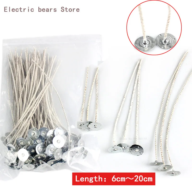 8/10/12/16/20Cm 100Pcs/Set Low-Smoke Candle Wicks Cotton Core Waxed Wick Cotton Core Diy Candle Making Wicks
8/10/12/16/20Cm 100Pcs/Set Low-Smoke Candle Wicks Cotton Core Waxed Wick Cotton Core Diy Candle Making Wicks