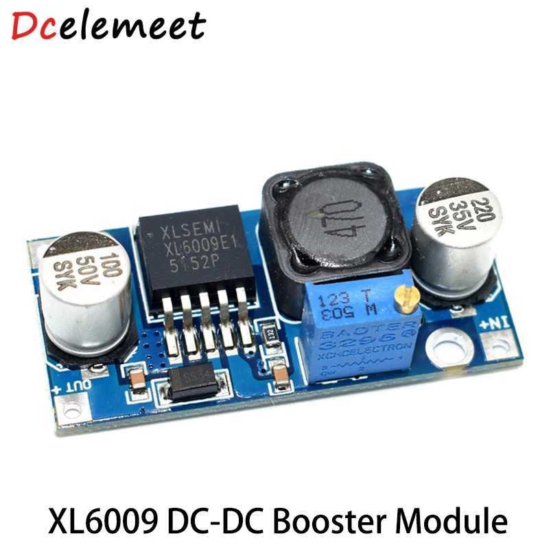 XL6009 DC-DC Booster Power Supply Module Output is Adjustable Super LM2577 Step-Up Module DC DC Step Up Converter Boost Board
XL6009 DC-DC Booster Power Supply Module Output is Adjustable Super LM2577 Step-Up Module DC DC Step Up Converter Boost Board