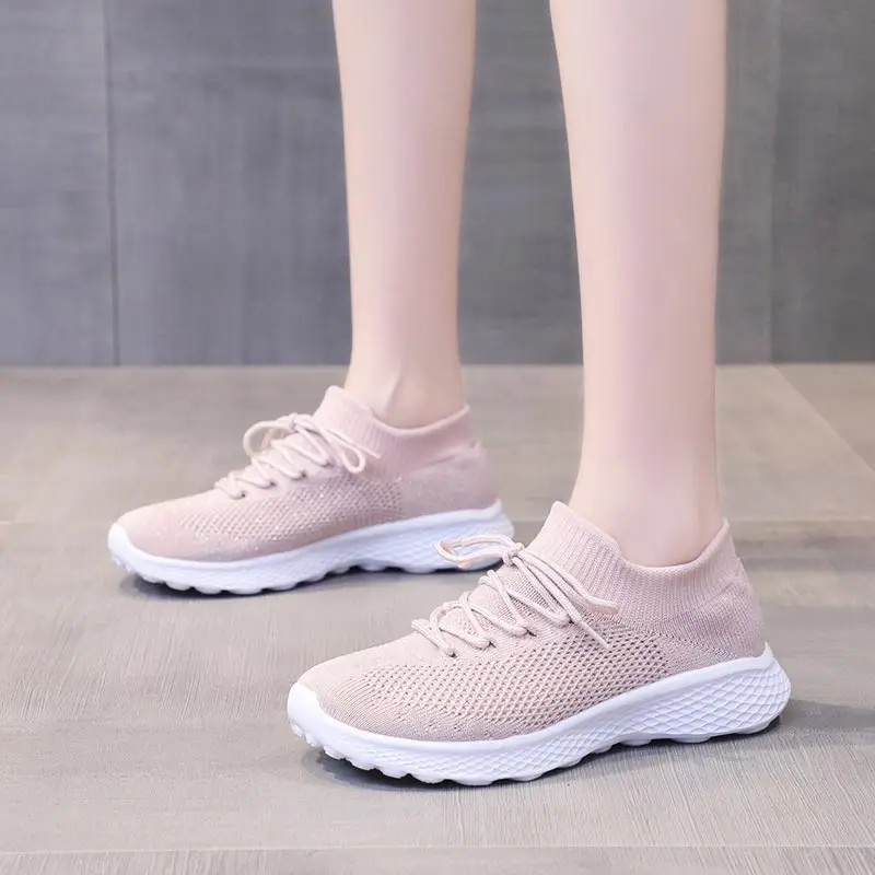 Big Size Summer Lightweight Sport Sneakers Woman Running Shoes for Women Pink Knitting Women's Sports Shoes Running Boty A-1077
Big Size Summer Lightweight Sport Sneakers Woman Running Shoes for Women Pink Knitting Women's Sports Shoes Running Boty A-1077