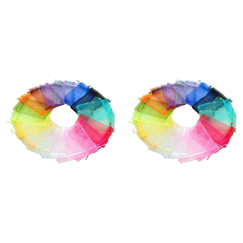 200Pcs 10X15cm Mixed Colors Organza Jewelry Gift Present X-Mas Pouch Bags
200Pcs 10X15cm Mixed Colors Organza Jewelry Gift Present X-Mas Pouch Bags