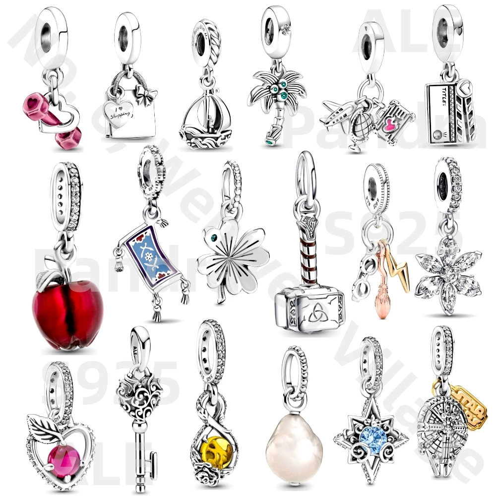 Boutique Silver 925 Thunder Hammer Apple Clover Coconut Tree Suitable for Pandora Original Bracelet Beads DIY Women's Gift
Boutique Silver 925 Thunder Hammer Apple Clover Coconut Tree Suitable for Pandora Original Bracelet Beads DIY Women's Gift