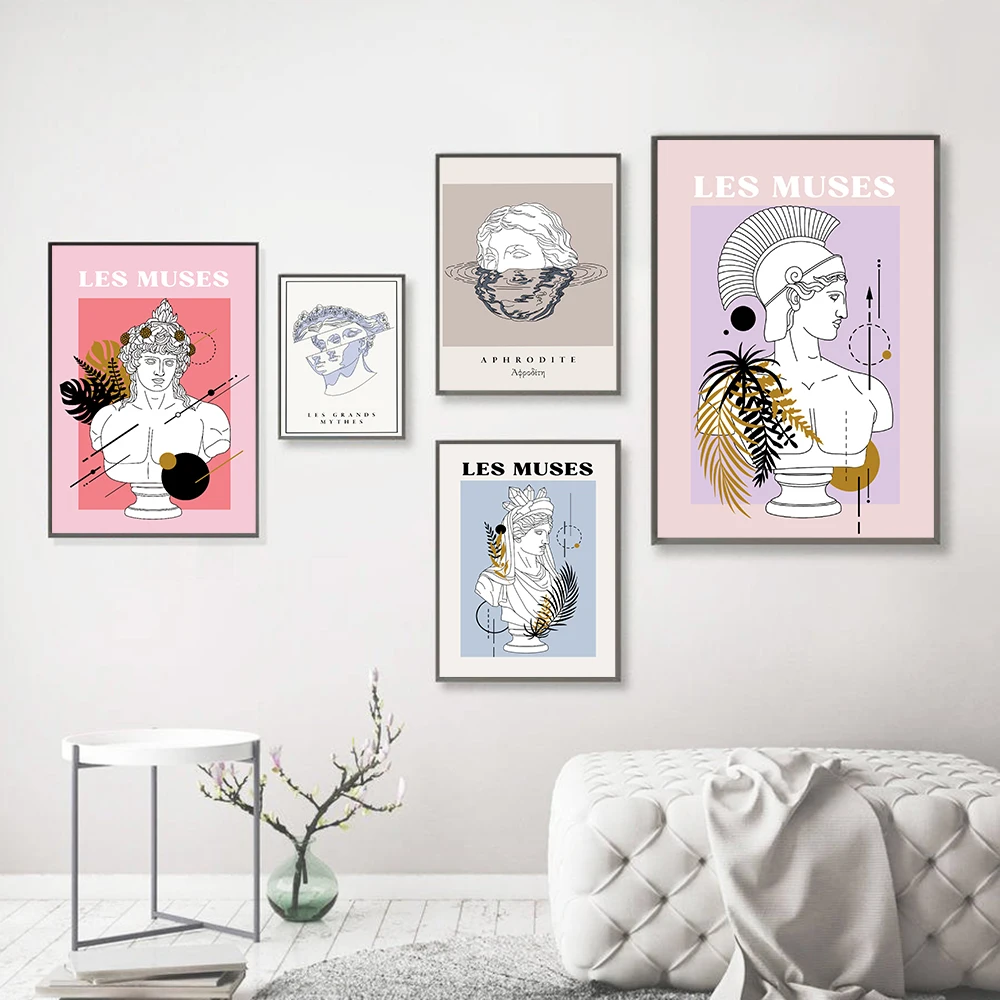 Greek Goddess Canvas Poster Les Grands Artwork Abstract Bust Statue Myth Museum Print Painting Midcentury Wall Pictures Decor
Greek Goddess Canvas Poster Les Grands Artwork Abstract Bust Statue Myth Museum Print Painting Midcentury Wall Pictures Decor
