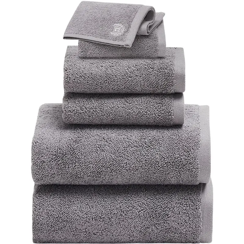 Bath Towels 6-Piece Sets for Bathroom - Ring Spun Cotton Towel Set - Grey
Bath Towels 6-Piece Sets for Bathroom - Ring Spun Cotton Towel Set - Grey