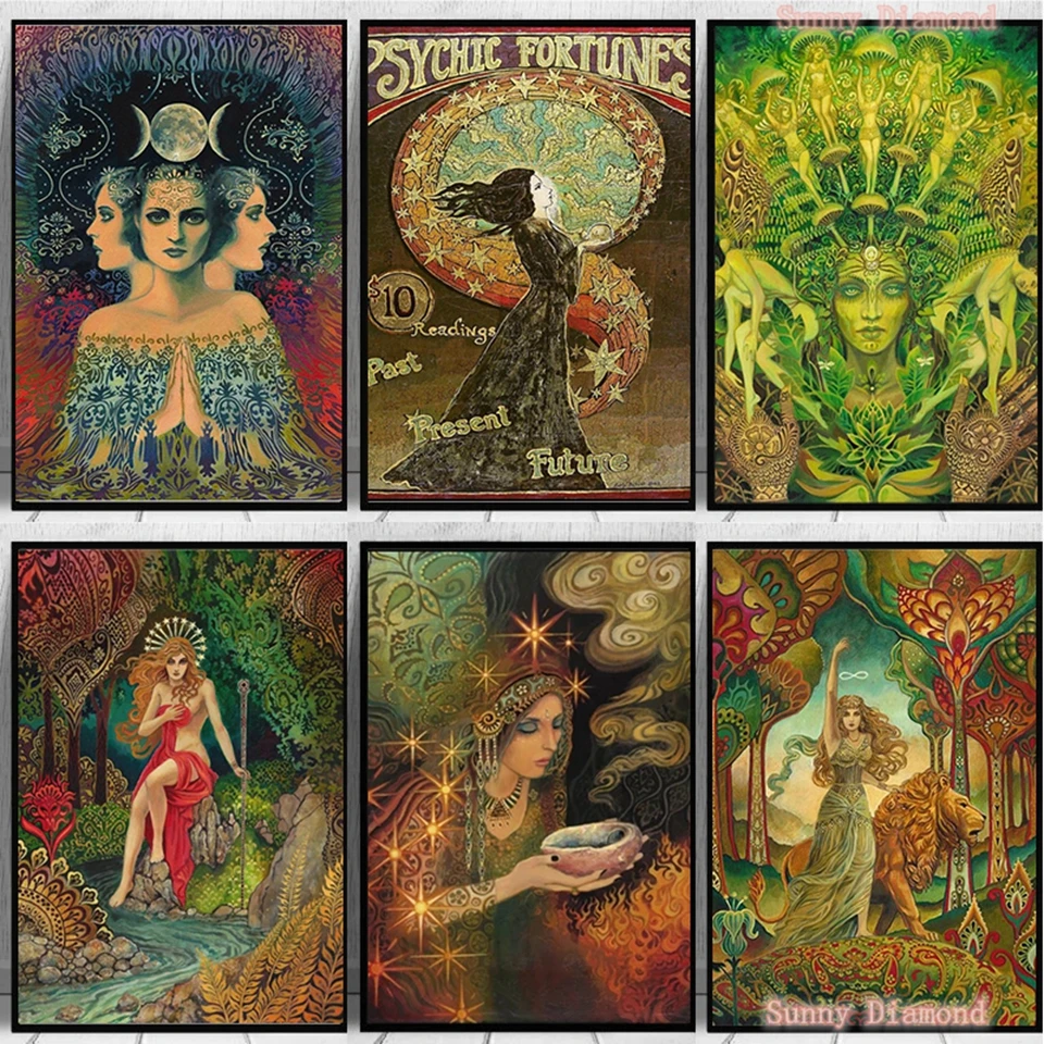 Moon Goddess Of Mystery Psychedelic Tarot 5D Diy Diamond Painting New Bohemian Gypsy Girl Stitch Kits Art Full Drill Home Decor
Moon Goddess Of Mystery Psychedelic Tarot 5D Diy Diamond Painting New Bohemian Gypsy Girl Stitch Kits Art Full Drill Home Decor