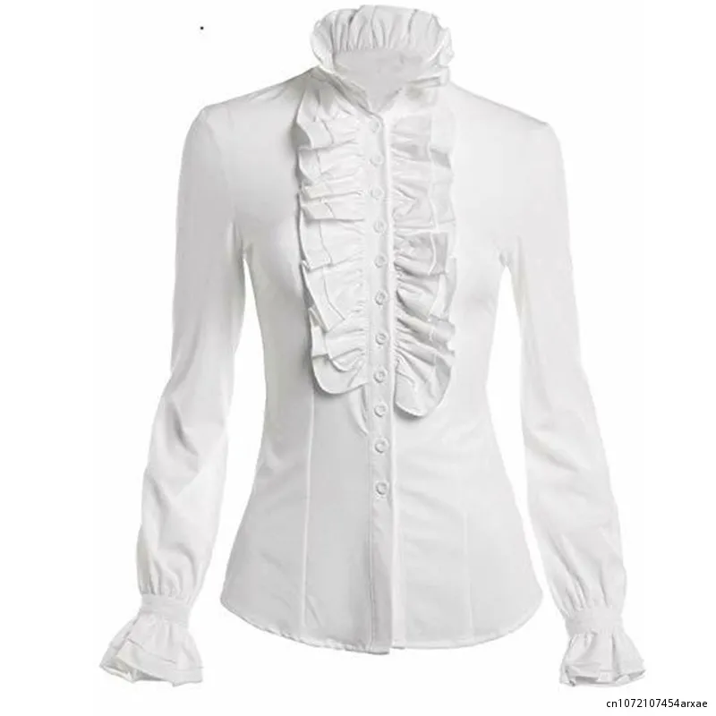 Elegant Lace Stitching Women's Elegant Blouses Fashion Puff Long Sleeve Top Casual White Shirt Youth Woman Blouses 
Elegant Lace Stitching Women's Elegant Blouses Fashion Puff Long Sleeve Top Casual White Shirt Youth Woman Blouses