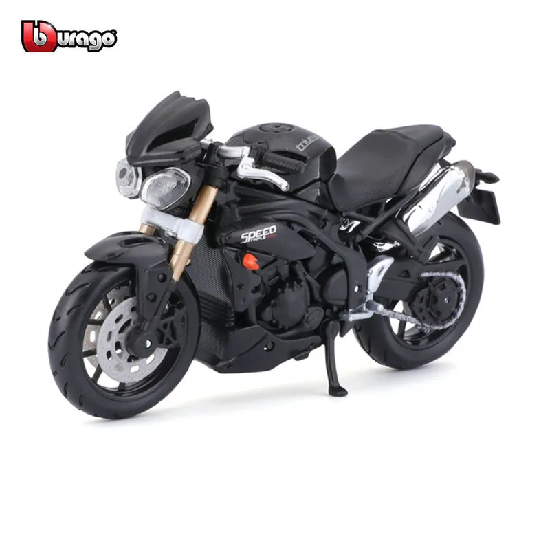 Bburago 1:18 Triumph Speed Triple genuine authorized simulation alloy motorcycle model toy car die-casting model gift collection
Bburago 1:18 Triumph Speed Triple genuine authorized simulation alloy motorcycle model toy car die-casting model gift collection