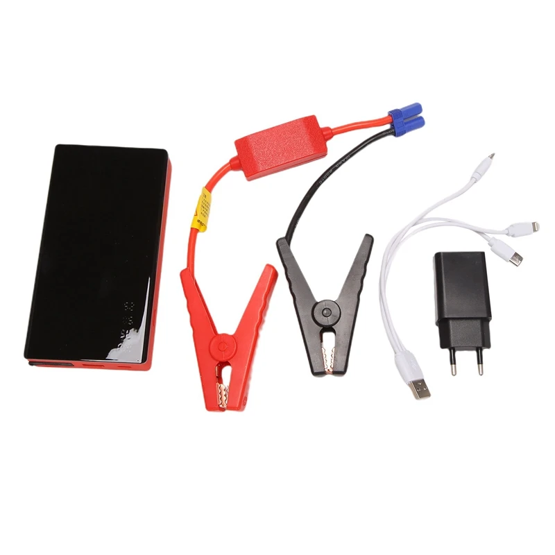 Car Jump Starter, 600A Peak 12V Output Portable Battery Booster For Below 3.0 L Engine, With Clamp, Flashlight
Car Jump Starter, 600A Peak 12V Output Portable Battery Booster For Below 3.0 L Engine, With Clamp, Flashlight