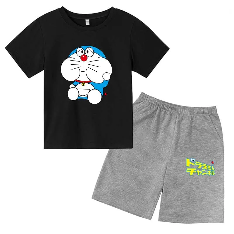 Cartoon Cat Print Boy Girl Baby 2 Piece Set T-shirt Shorts 2022 Summer Short Sleeve Suit Retro Harajuku Cotton Children Clothing
Cartoon Cat Print Boy Girl Baby 2 Piece Set T-shirt Shorts 2022 Summer Short Sleeve Suit Retro Harajuku Cotton Children Clothing