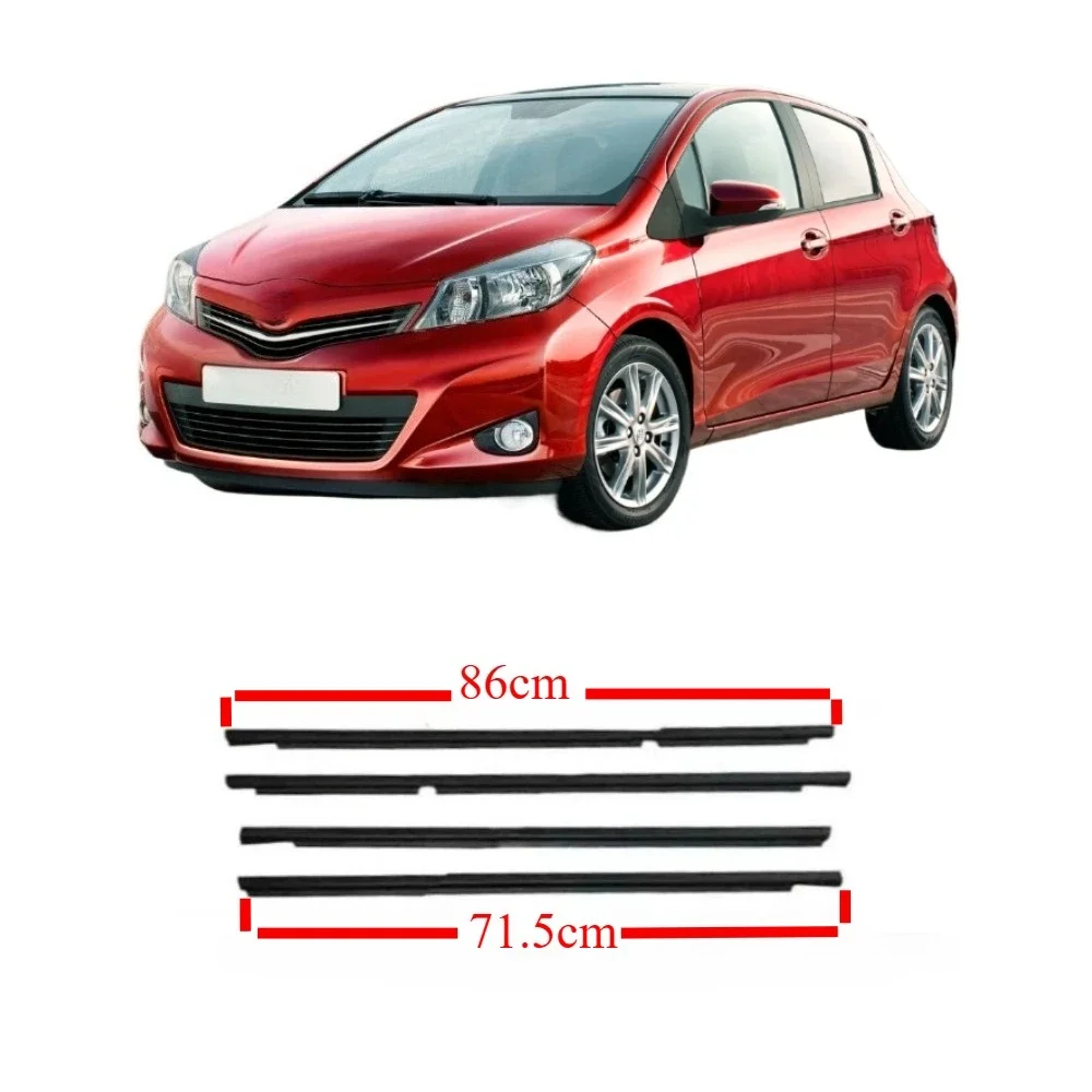 4 шт. евромодель, черное наружное оконное стекло, резиновое для Yaris KSP130 2012-2014 NLP135 NSP130 для Vits 3-го поколения NHP131 68210-52181
4 шт. евромодель, черное наружное оконное стекло, резиновое для Yaris KSP130 2012-2014 NLP135 NSP130 для Vits 3-го поколения NHP131 68210-52181