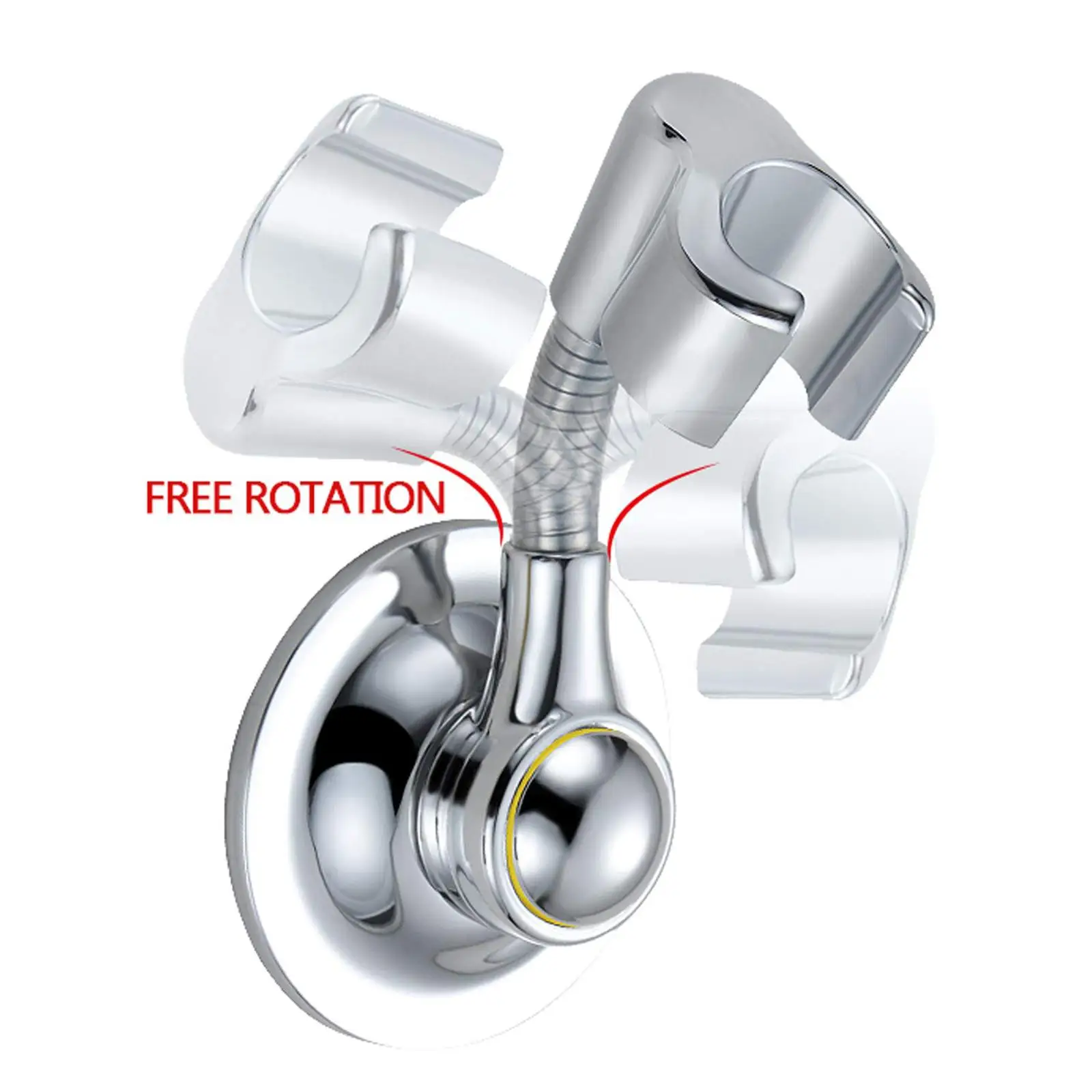 Flexible Adjustable Holder Bracket Mount Bathroom Accessory 
Flexible Adjustable Holder Bracket Mount Bathroom Accessory