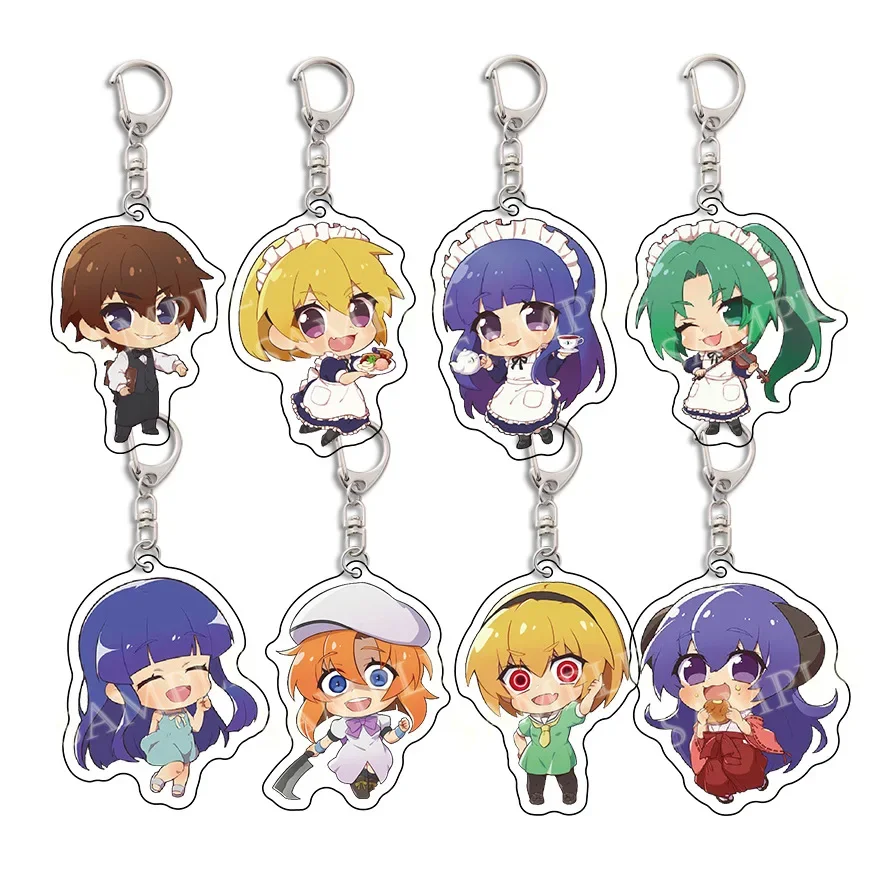 Милый брелок Higurashi When They Cry в стиле аниме милые фигурки Ryugu Rena акриловый кулон с