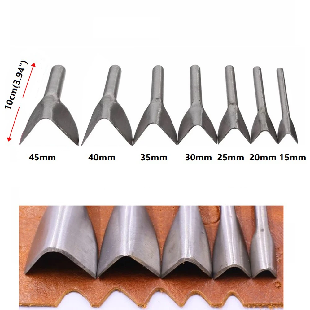 V Shape Leather Punch Tool Leather Belt V Puncher Shaped Cutter Leather Cut Corners 7 Sizes Cutter 15-45mm Leathercraft Tools
V Shape Leather Punch Tool Leather Belt V Puncher Shaped Cutter Leather Cut Corners 7 Sizes Cutter 15-45mm Leathercraft Tools