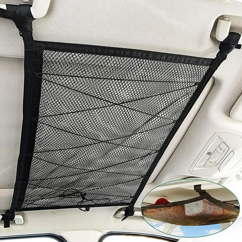Car Ceiling Storage Mesh SUV Ceiling Storage Net Pocket Car Roof Bag Interior Cargo Net Breathable Mesh Bag Interior Accessories
Car Ceiling Storage Mesh SUV Ceiling Storage Net Pocket Car Roof Bag Interior Cargo Net Breathable Mesh Bag Interior Accessories