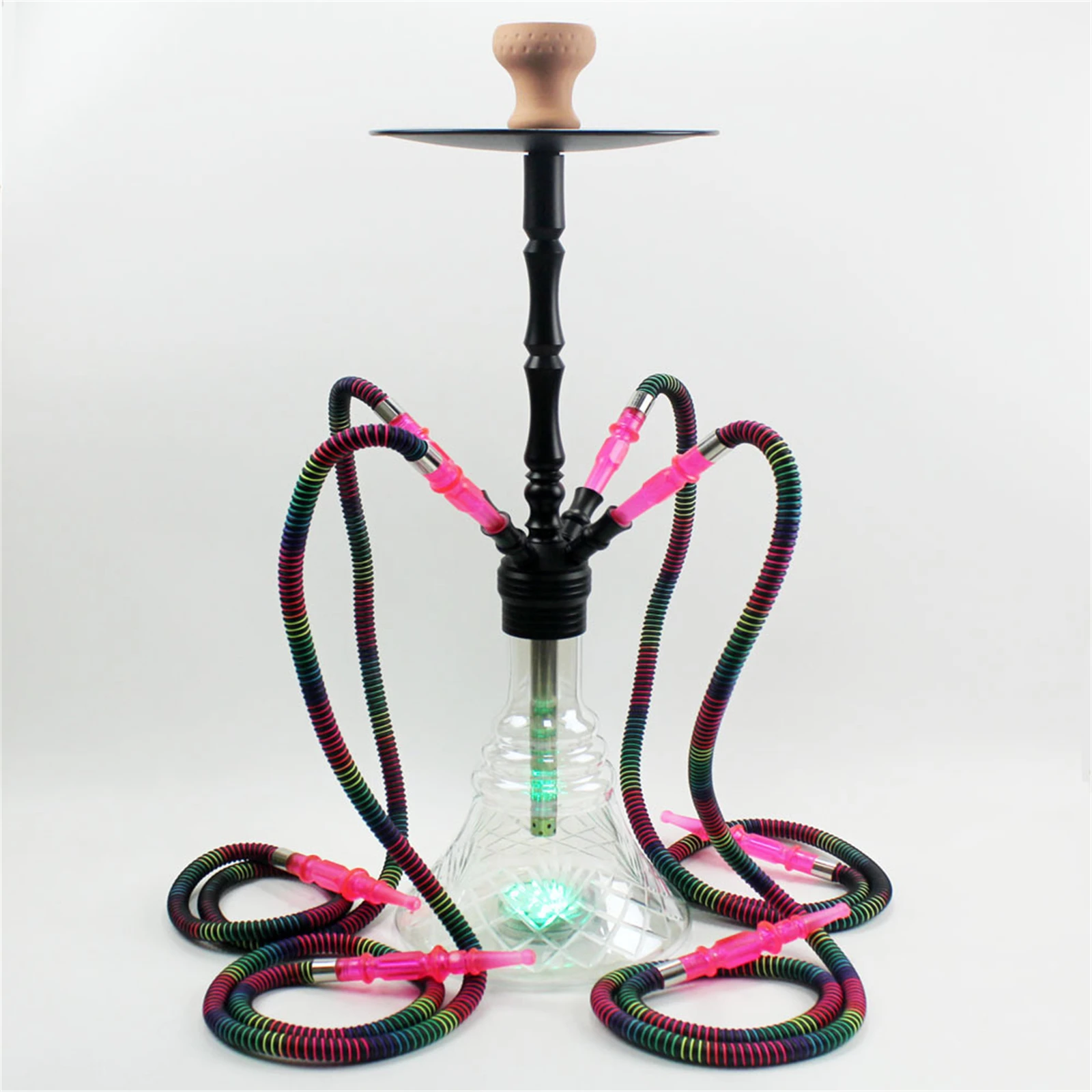 Premium Hookah Set with 4 Hose Glass Hookah Bowl Coals Tong Aluminium Shisha Complete Set Hookah Set Shisha Hookah
Premium Hookah Set with 4 Hose Glass Hookah Bowl Coals Tong Aluminium Shisha Complete Set Hookah Set Shisha Hookah