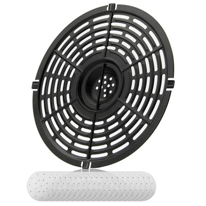 1Set Air Fryer Replacement Grill Pan For Power Gowise 5QT Air Fryers, Air Fryer Accessories, Non-Stick Air Fryer Pan
1Set Air Fryer Replacement Grill Pan For Power Gowise 5QT Air Fryers, Air Fryer Accessories, Non-Stick Air Fryer Pan