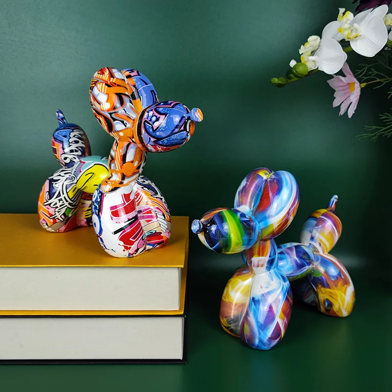 Creative Balloon Dog Resin Ornament Living Room Desktop Office Dog Statue Colorful Figurines Home Decorations Wedding Gift
Creative Balloon Dog Resin Ornament Living Room Desktop Office Dog Statue Colorful Figurines Home Decorations Wedding Gift
