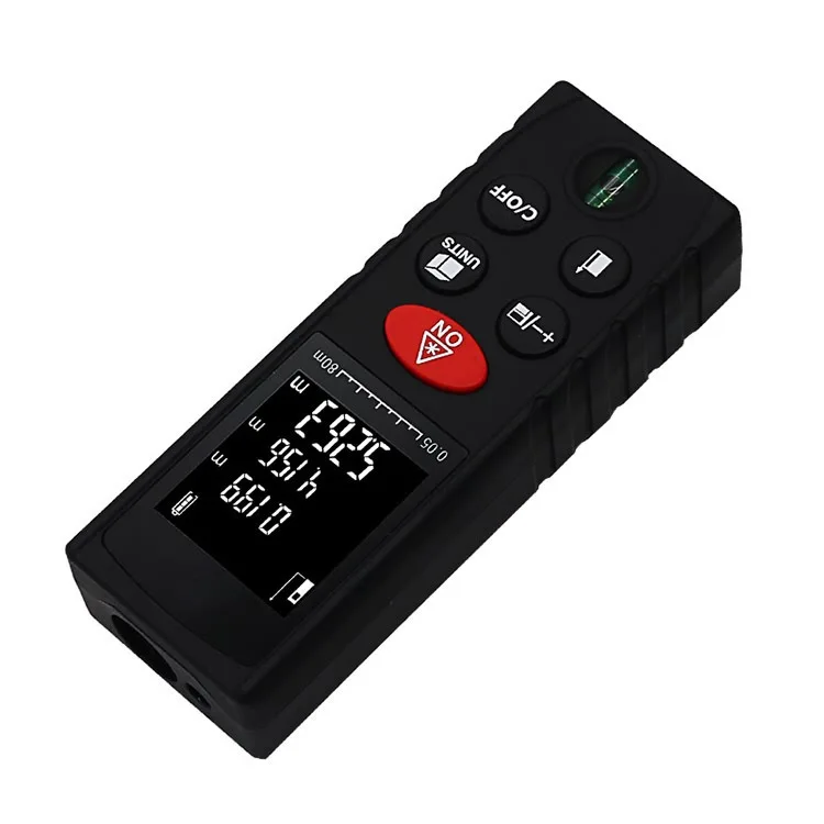 D80 Digital Laser Tape Measure with Mute Function Laser Measuring Device with Pythagorean Mode, Measure Distance Area Volume
D80 Digital Laser Tape Measure with Mute Function Laser Measuring Device with Pythagorean Mode, Measure Distance Area Volume