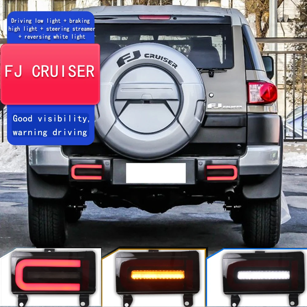 Задний бампер, противотуманный фонарь для Toyota FJ Cruiser 2007-2022, 2 шт., Светодиодный отражатель, стоп светильник сигнал поворота, противотуманная фара
Задний бампер, противотуманный фонарь для Toyota FJ Cruiser 2007-2022, 2 шт., Светодиодный отражатель, стоп светильник сигнал поворота, противотуманная фара