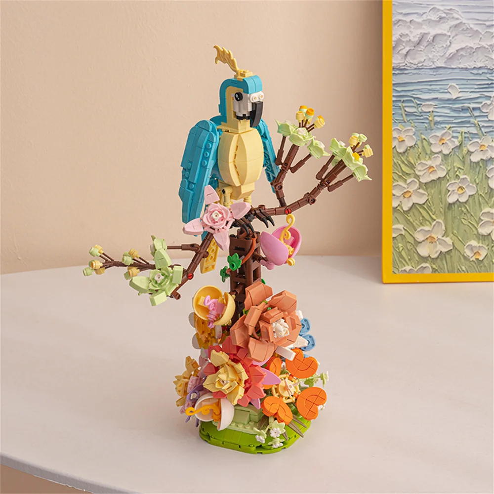 2023 City Creativity Interesting Parrot Flower Bonsai Home Decoration Ornaments Building Blocks Bricks Toys For Children Gift
2023 City Creativity Interesting Parrot Flower Bonsai Home Decoration Ornaments Building Blocks Bricks Toys For Children Gift