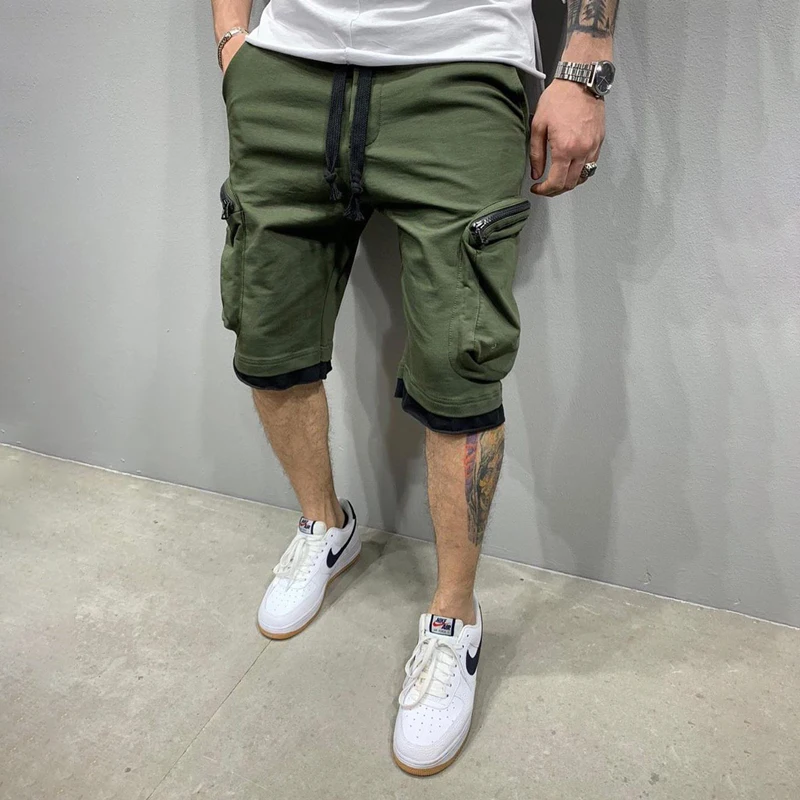 Summer new fashion men's shorts hip-hop casual overalls multi-pocket sports exercise fitness jogging five-point pants
Summer new fashion men's shorts hip-hop casual overalls multi-pocket sports exercise fitness jogging five-point pants