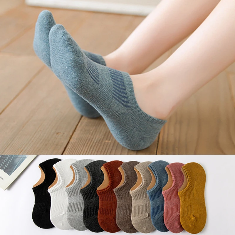 5 Pairs Women Solid Boat Socks Cotton Shallow Mouth Invisible Spring Summer Non-slip Women Socks Not Easy To Drop Heel Slippers
5 Pairs Women Solid Boat Socks Cotton Shallow Mouth Invisible Spring Summer Non-slip Women Socks Not Easy To Drop Heel Slippers