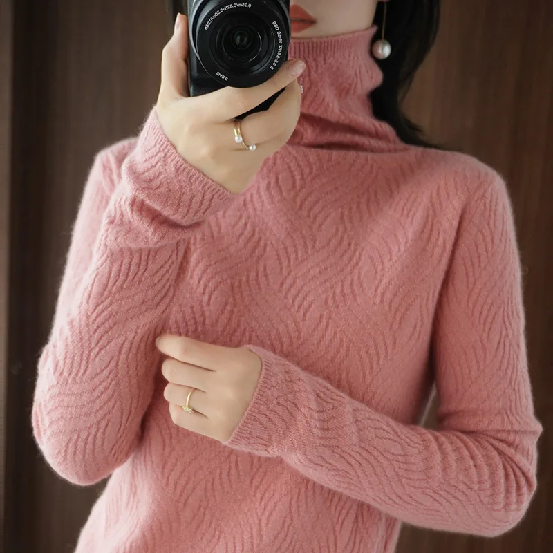 Women Sweater New Fashion Pullover Winter Knit Basic Tops Loose Female Knitwear Outerwear Black
Women Sweater New Fashion Pullover Winter Knit Basic Tops Loose Female Knitwear Outerwear Black