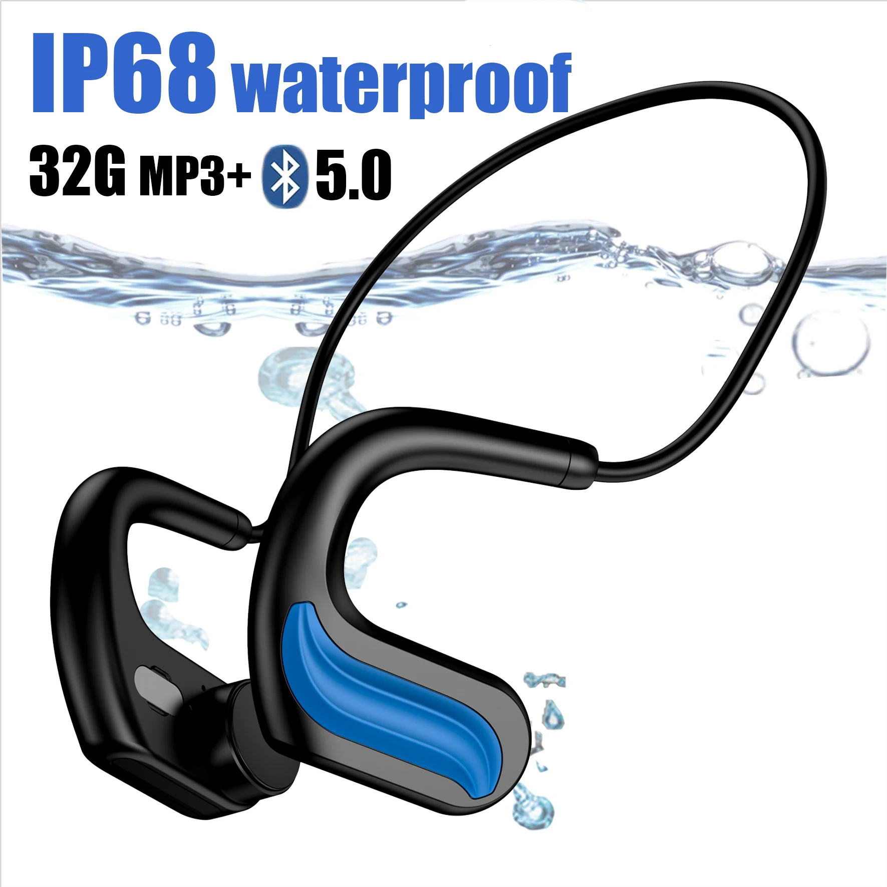Bluetooth5.0 костной проводимости наушники 32 Гб IP68 водонепроницаемый MP3 музыкальный плеер Плавание Дайвинг наушники с микрофоном
Bluetooth5.0 костной проводимости наушники 32 Гб IP68 водонепроницаемый MP3 музыкальный плеер Плавание Дайвинг наушники с микрофоном