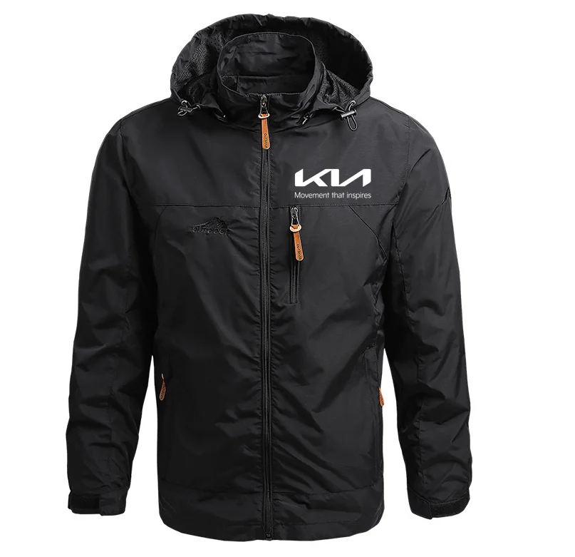 2023 Outdoor Sports Men's hooded jacket KIA car logo print High Quality Spring Autumn Men's Jacket Coat Windproof bomber jacket
2023 Outdoor Sports Men's hooded jacket KIA car logo print High Quality Spring Autumn Men's Jacket Coat Windproof bomber jacket