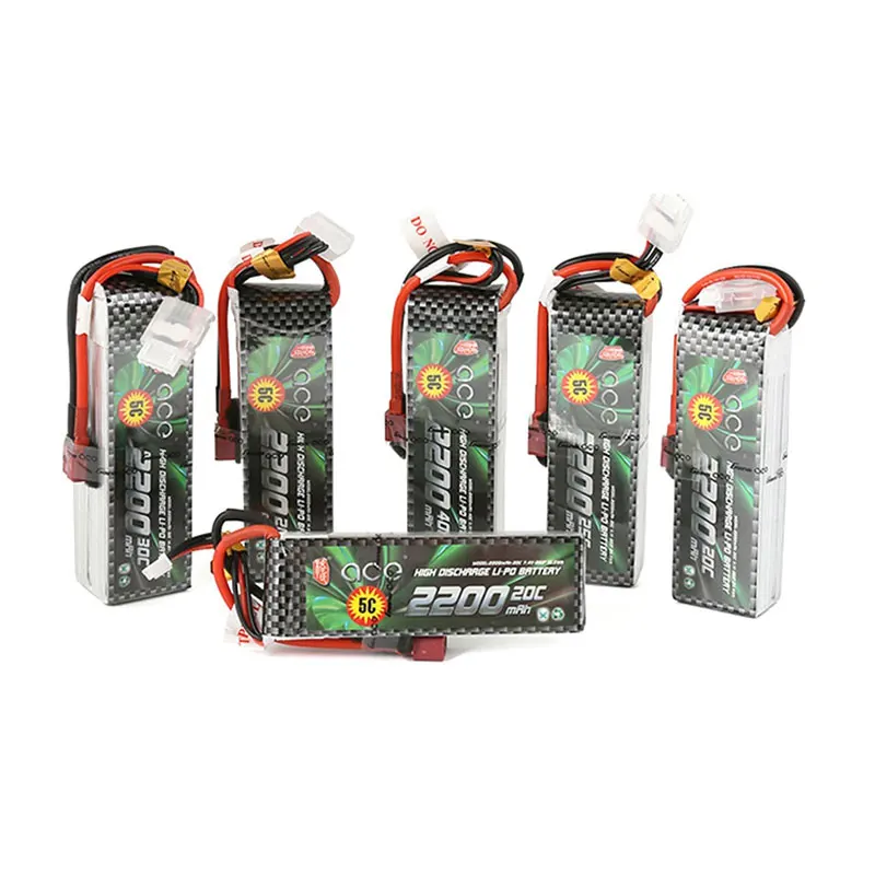 

Gens Ace Lipo Battery 7.4V 11.1V 20C 2200mAh Lipo 2S 3S 4S RC Quadcopter Deans Plug T Connector for Fixed Wing 450 Helicopter