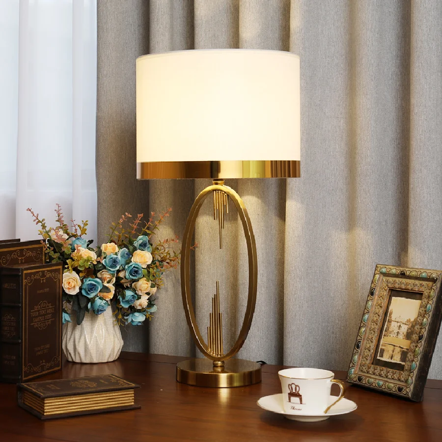 Bedroom bedside table lamp desk reading lamp modern living room lamp with E27 bulb
Bedroom bedside table lamp desk reading lamp modern living room lamp with E27 bulb