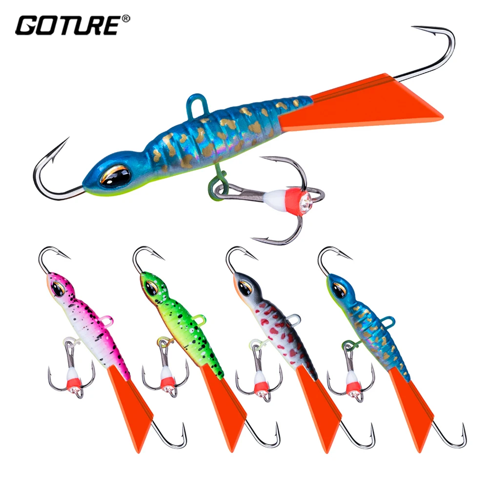 Goture 1pc Fishing Balancer 7.8cm 15g Diamond Treble Hook Spot Painting Fishing Lure Ice Jig for Winter Fishing Pike Perch
Goture 1pc Fishing Balancer 7.8cm 15g Diamond Treble Hook Spot Painting Fishing Lure Ice Jig for Winter Fishing Pike Perch