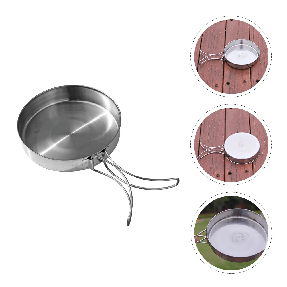 Portable Frying Pan Flat Frying Pan Picnic Cooking Pan Stainless Steel Saucepan Outdoor Pan Fold Camp Fry Pan
Portable Frying Pan Flat Frying Pan Picnic Cooking Pan Stainless Steel Saucepan Outdoor Pan Fold Camp Fry Pan