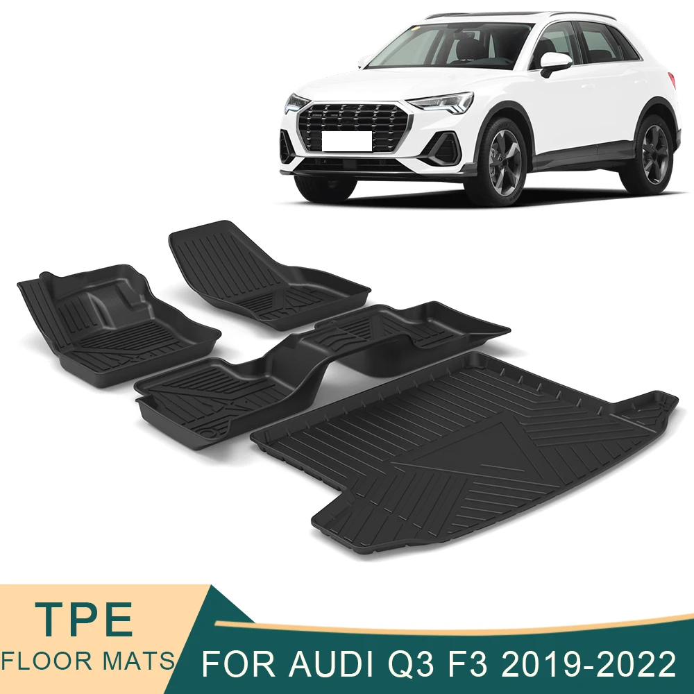 For Audi Q3 F3 2019-2023 Auto Car Floor Mats All-Weather TPE Foot Mat Odorless Pad Waterproof Tray Mat Interior Accessories
For Audi Q3 F3 2019-2023 Auto Car Floor Mats All-Weather TPE Foot Mat Odorless Pad Waterproof Tray Mat Interior Accessories