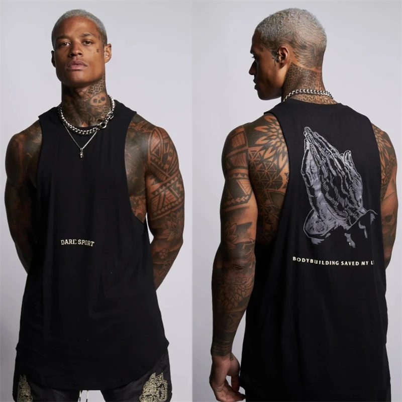 Men's Vest Sports Fitness Cotton Round Neck Sleeveless T-Shirt New Summer Gym Running Training Basketball Tank Top Men clothing
Men's Vest Sports Fitness Cotton Round Neck Sleeveless T-Shirt New Summer Gym Running Training Basketball Tank Top Men clothing