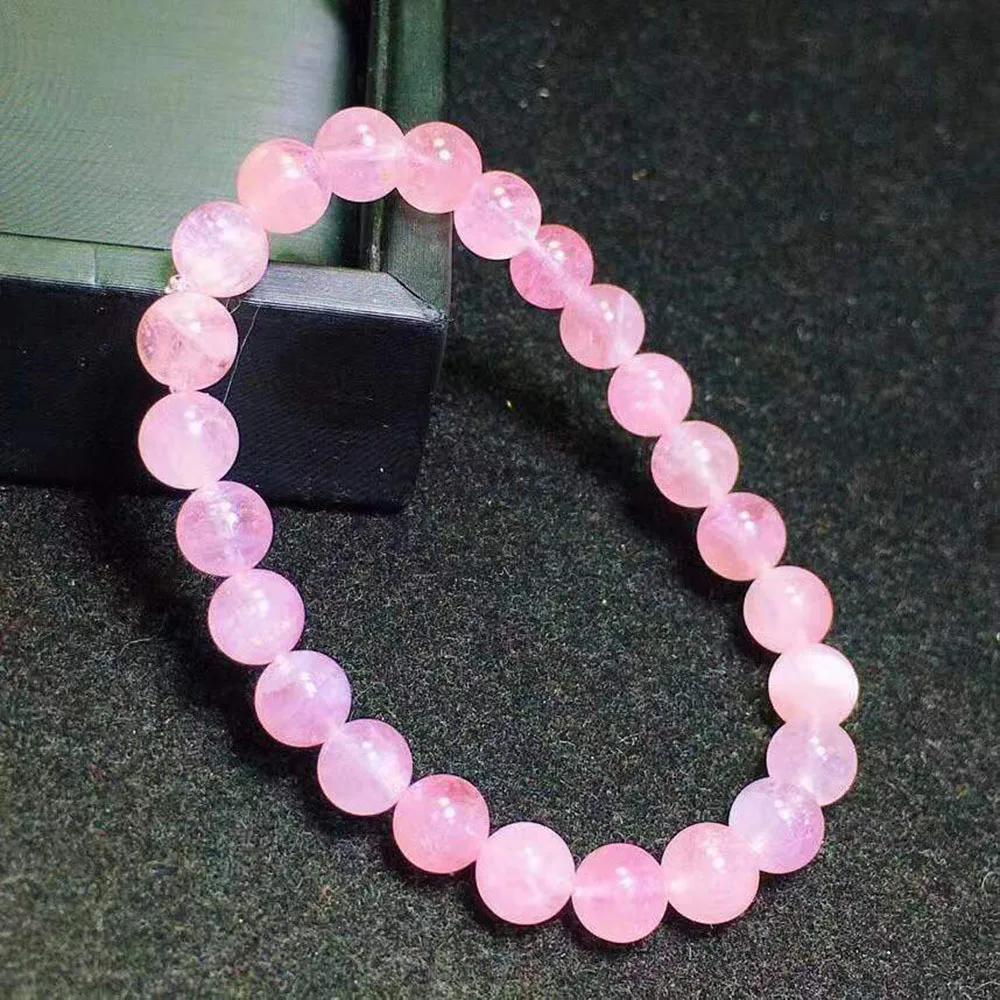 Natural Pink Tourmaline Bracelet Crystal Healing For Gift Mineral Stone Round Beads Jewelry 1pcs 
Natural Pink Tourmaline Bracelet Crystal Healing For Gift Mineral Stone Round Beads Jewelry 1pcs