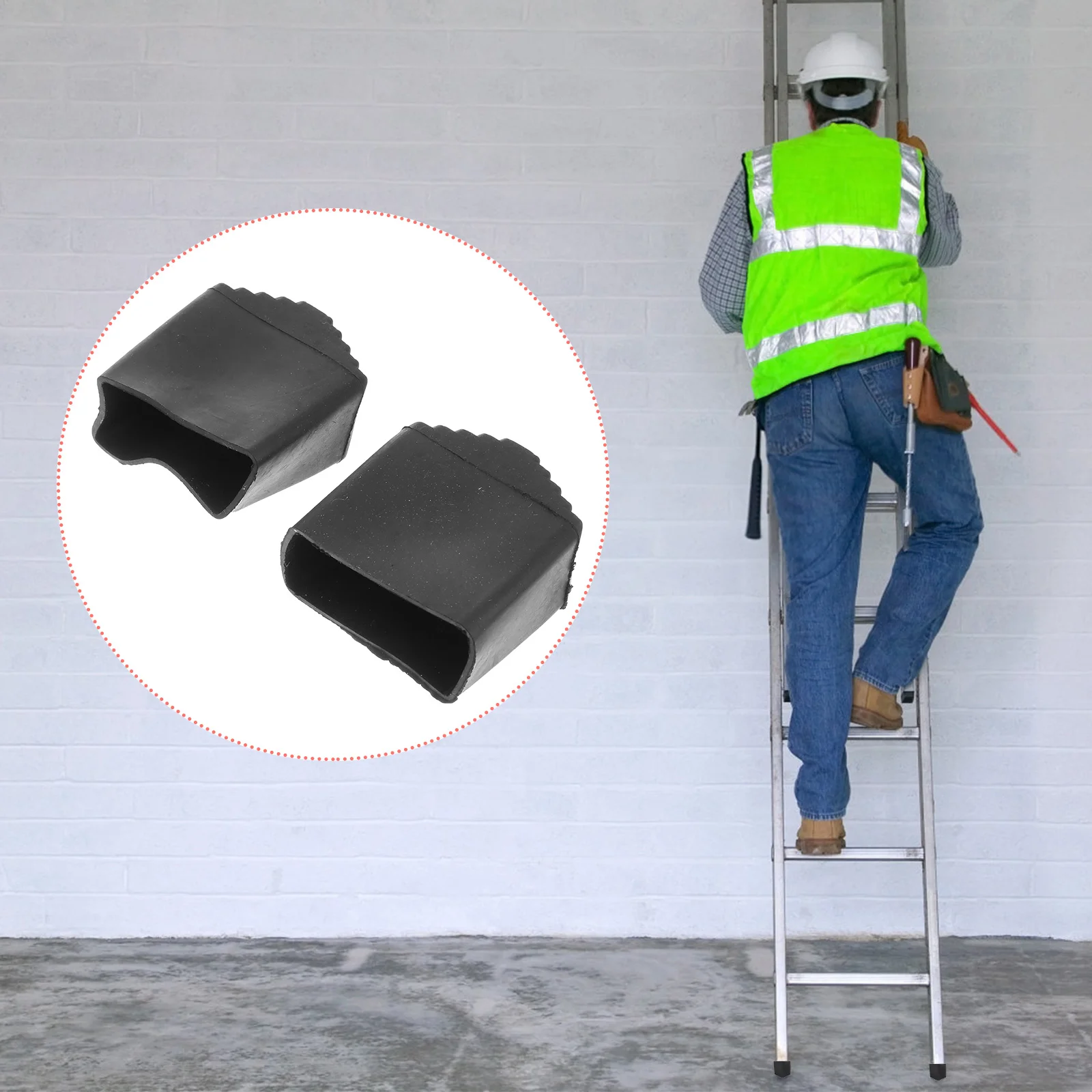 2 Pcs Chair Legs Folding Ladder Feet Foot Rest Table Sleeve Rubber Anti-slip Cover
2 Pcs Chair Legs Folding Ladder Feet Foot Rest Table Sleeve Rubber Anti-slip Cover
