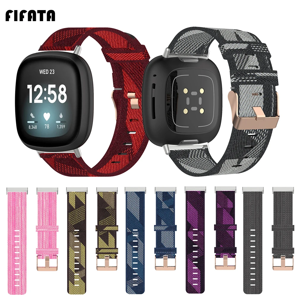 Камуфляжный нейлоновый холщовый ремешок для смарт-часов Fitbit Versa 4, сменный Браслет для смарт-часов Fitbit Versa 3 / Sense
Камуфляжный нейлоновый холщовый ремешок для смарт-часов Fitbit Versa 4, сменный Браслет для смарт-часов Fitbit Versa 3 / Sense