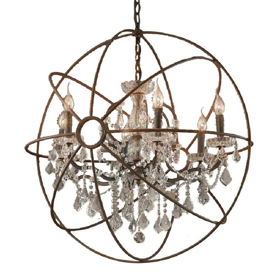 LukLoy Modern Led Crystal Retro Decorative Chandelier Wrought Iron Restaurant Hanging Lamps Living Room Bedroom Pendant Fixtures
LukLoy Modern Led Crystal Retro Decorative Chandelier Wrought Iron Restaurant Hanging Lamps Living Room Bedroom Pendant Fixtures